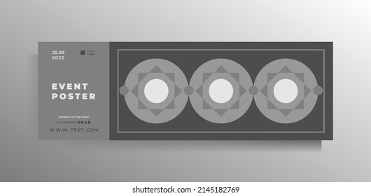 Design template cover flyer, brochure, banner, poster. Vector illustration.