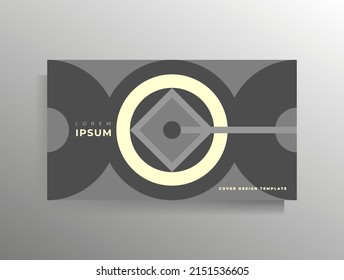 Design template cover flyer, brochure, banner, poster. Vector illustration.