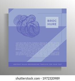 Design template for cover flyer, poster, brochure, banner, magazine, book. Vector color illustration with hand drawn graphic elements.