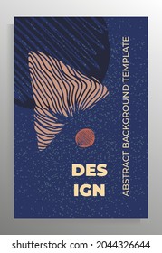 Design template for cover flyer, poster, book, magazine, booklet, catalog. Vector illustration with hand drawn graphic elements.