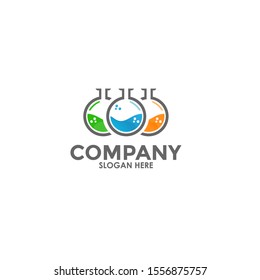 Design template for Creative laboratory Concept logo