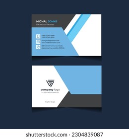 Design Template of Creative and professional business card, Clean visiting card, Contact card and Name card Vector 
