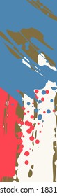 Design template. Design element. Summer background. Abstract grunge banner texture. Brush background. Simple surface pattern design. Grunge abstract pattern. Ink splatter.