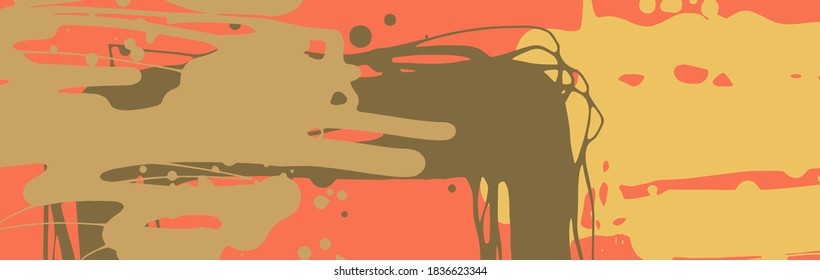 Design template. Design element. Summer background. Abstract grunge banner texture. Brush background. Simple surface pattern design. Grunge abstract pattern. Ink splatter.