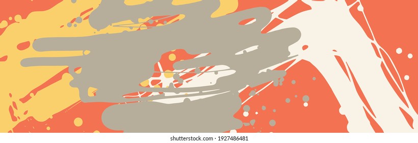 Plantilla de diseño. Elemento de diseño. Fondo de verano. Textura de la pancarta de grunge abstracta. Fondo del pincel. Diseño simple de patrones de superficie. Grunge patrón abstracto. Placa de tinta.