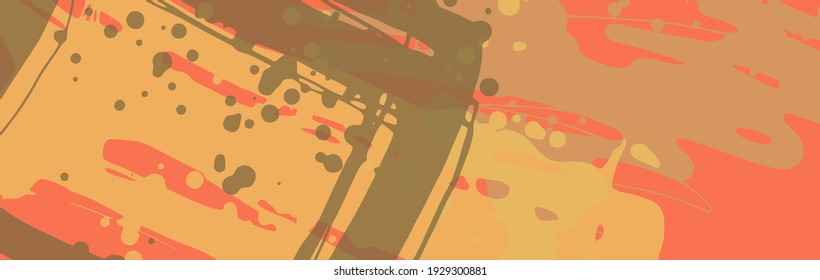 Design template. Design element. Summer background. Abstract grunge banner texture. Brush background. Simple surface pattern design. Grunge abstract pattern. Ink splatter.