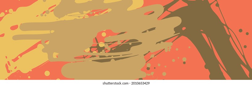 Design template. Design element. Summer background. Abstract grunge banner texture. Brush background. Simple surface pattern design. Grunge abstract pattern. Ink splatter.