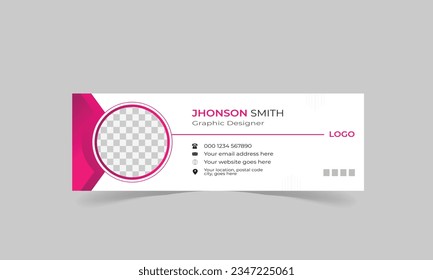 Design Template Email signature Layout