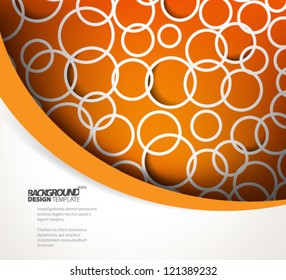Design Template - eps10 Abstract Circles Background