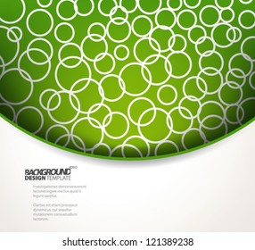Design Template - eps10 Abstract Circles Background