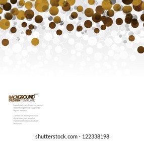Design Template - eps10 Abstract Circles Background