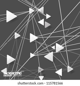 Design Template - eps10 Abstract Lines Background