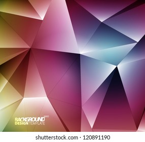 Design Template - eps10 Abstract Lines Background