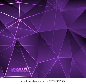 Design Template - eps10 Abstract Lines Background