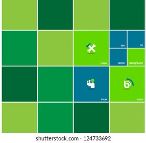 Design Template - eps10 Abstract Squares Background