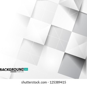 Design Template - eps10 Abstract Squares Background