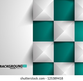 Design Template - eps10 Abstract Squares Background