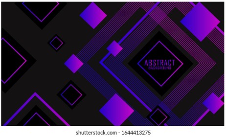 Plantilla de diseño: segundo plano de cuadrados abstractos eps10