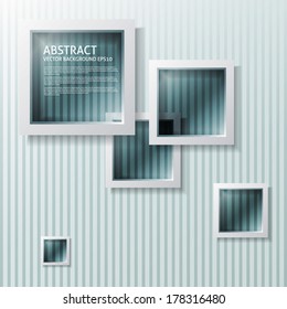 Design Template - eps10 Abstract Squares Background. Business abstract background for advertising