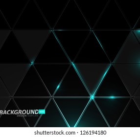 Design Template - eps10 Abstract Triangles Background