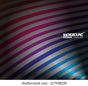 Design Template - eps10 Abstract Wave Lines Background