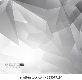 Design Template - eps10 Bright Crystal Effect Background