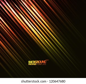 Design Template - eps10 Bright Lights Background
