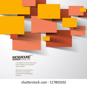 Design Template - eps10 Business Tablets Shape Background