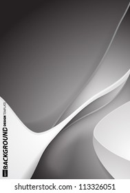 Design Template - eps10 Curve Lines Background