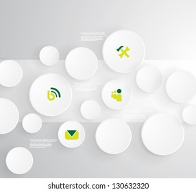 Design Template - eps10 Geometric Circles Modern Design Background