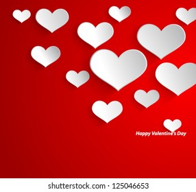 Design Template - eps10 Heart for Valentines Day Background