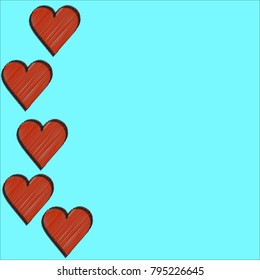 Design Template - eps10 Heart for Valentines Day Background
