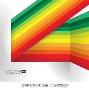 Design Template - eps10 Multicolor Lines Modern Design Background