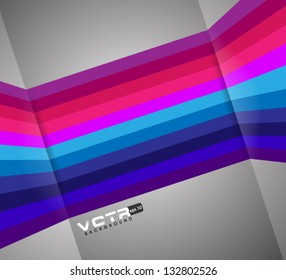 Design Template - eps10 Multicolor Lines Modern Design Background
