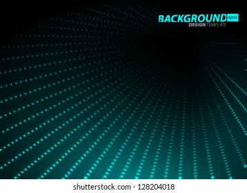 Design Template - eps10 Simple Bright Dots Background
