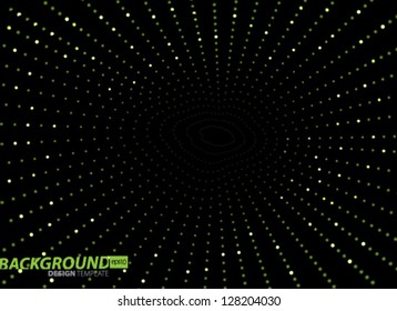 Design Template - eps10 Simple Bright Dots Background