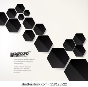 Design Template - eps10 Simple Geometric Background