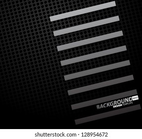 Design Template - eps10 Simple Metallic Circles Background