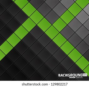 Design Template - eps10 Simple Metallic Squares Background