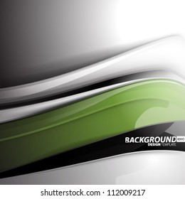 Design Template - eps10 Smooth Curve Lines Background