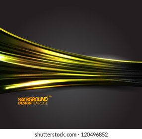 Design Template - eps10 Smooth Curve Lines Background