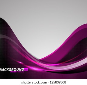 Design Template - eps10 Smooth Curve Lines Background