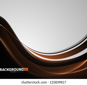 Design Template - eps10 Smooth Curve Lines Background