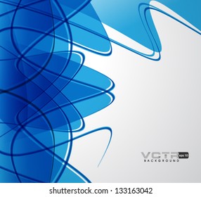 Design Template - eps10 Smooth Curve Lines Modern Design Background