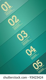 Design template / Graphic or website layout vector / Suitable for infographics - Abstract vector - Blue