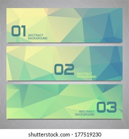 Design template - green / graphic or website layout vector