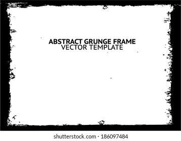 Design template. Grunge frame texture. vector eps 10