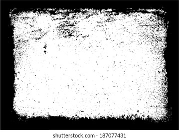 Design template. Grunge frame texture.