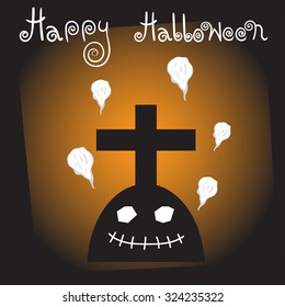 Design template halloween vector illustration   
