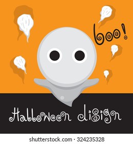 Design template halloween vector illustration   